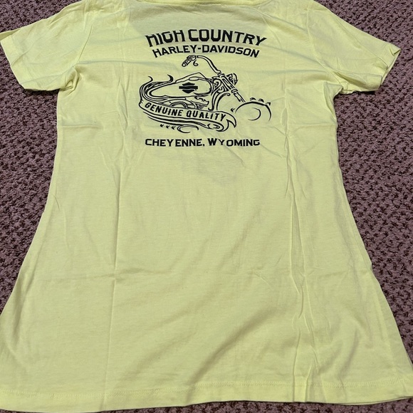 Harley-Davidson Light Yellow Tee - Picture 3 of 3